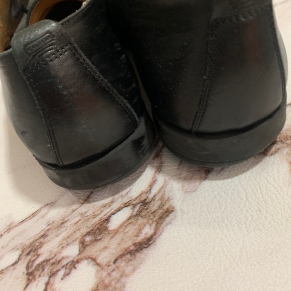 Coach Carleton Moc Toe Black Oxfords Shoes 10 - Picture 7 of 10